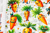 Jersey mit Karotten, Cute Carrots, weiß, 0,5
