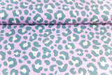 Jersey im Leo Design, Animal Print, flieder, 0,5 m