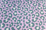 Jersey im Leo Design, Animal Print, flieder, 0,5 m