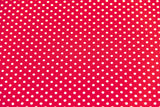 Jersey Pindots, mit Punkten, rot, weiß, 0,5 m