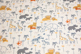 Jersey mit Safari Tieren, weiß, 0,5 m