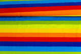 Jersey mit Blockstreifen, Regenbogen, 0,5 m