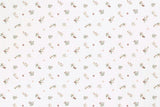 Jersey mit Blumen, wollweiß, 0,5 m