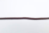 Baumwollkordel, Doppelgewebe, 5 mm, braun, 0,5 m