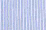 Leinenstoff mit Streifen hellblau – Stoff für Kleidung und Accessoires