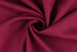 Leinen, uni, gewaschen, bordeaux, 0,5 m