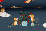 Jersey mit Mäusen und Fliegenpilzen, "Lathi", Swafing, dunkelblau, 0,5 m