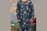 Jersey mit Mäusen und Fliegenpilzen, "Lathi", Swafing, dunkelblau, 0,5 m