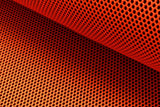 3D Netz Stoff mit Geweberücken orange Meterware online kaufen Rucksack