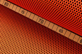 3D Netz Stoff mit Geweberücken orange Meterware online kaufen zum Nähen