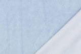 Baumwoll Nicki Velours, uni, hellblau, 0,5 m