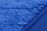 Samt, Pannesamt, blau, royalblau, 0,5 m