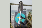 Canvas Panel "Seagull Ole", Thorsten Berger, grau, petrol