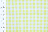 Seersucker, Karo, gelb, weiß, Qjutie Box, 0,5 m