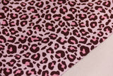 Softshell mit Leoprint, rosa, 0,5 m
