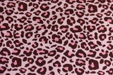 Softshell mit Leoprint, rosa, 0,5 m