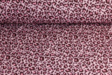 Softshell mit Leoprint, rosa, 0,5 m