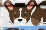 B-Ware DIY-Panel Hund, Tierbeutel Käselotti, Canvas
