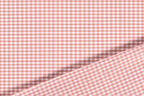 Baumwoll Popeline, Vichy Karo, Landhaus, 5 mm, altrosa, 0,5 m