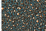 Viskose Webware Leo Print, petrol, 0,5 m