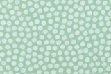 Viskose mit Punkte oliv – Qualitätsstoff als Meterware