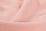 Bambus Waffel Frottee, altrosa, puder, Qjutie Box, 0,5 m