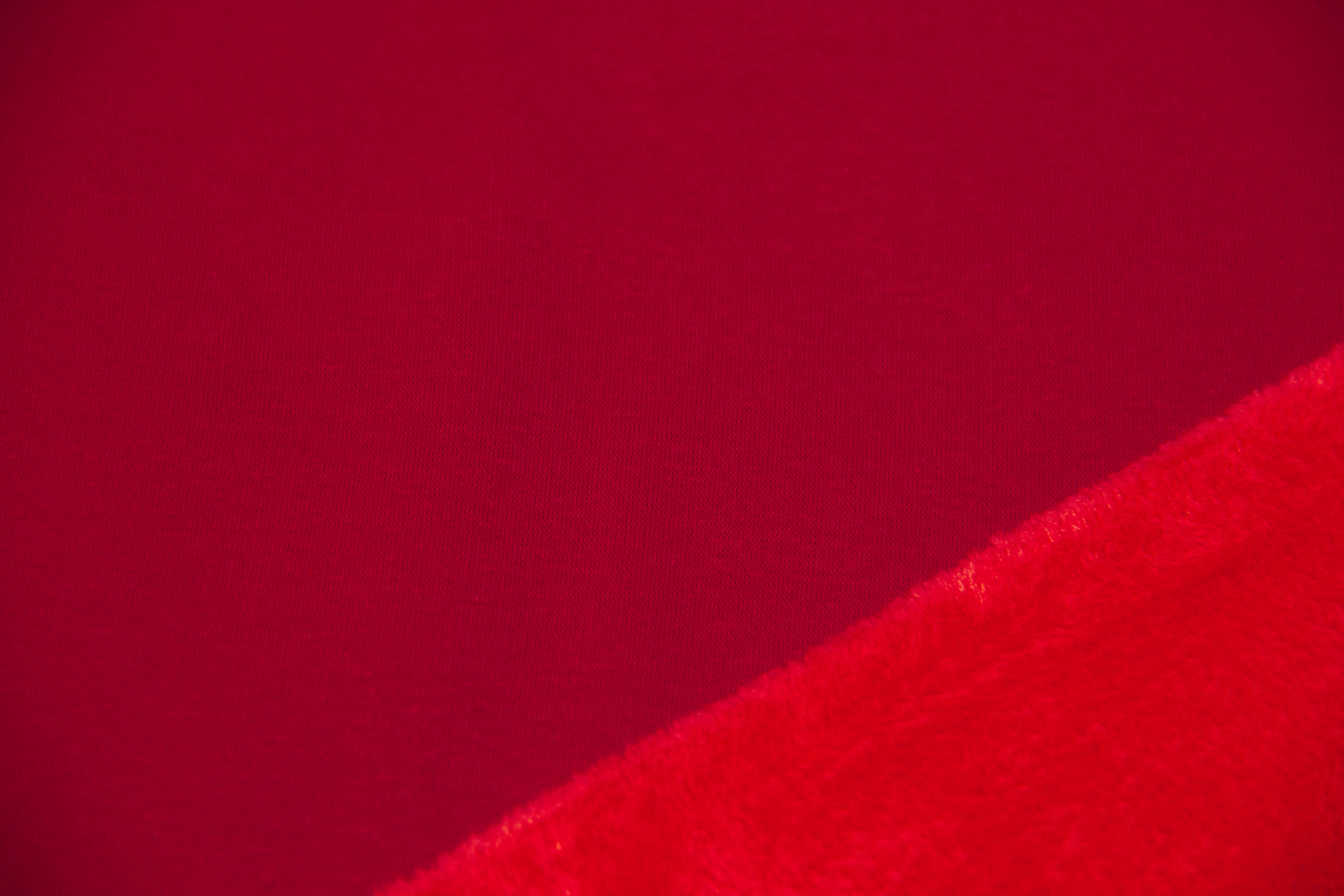 Leichtes Alpenfleece, uni, rot, 0,5 m