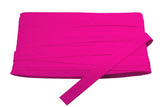 1 m Schrägband Baumwolle, 18 mm, gefalzt, pink