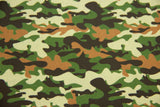 Baumwollwebware, Camouflage, oliv, 0,5 m
