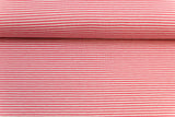 Jersey mit Streifen, rot, hellgrau, 0,5 m