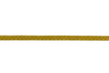 Baumwollkordel, Doppelgewebe, 5 mm, goldbraun, 0,5 m
