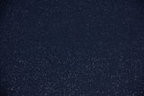 Glitzerbündchen, Strickschlauch, dunkelblau/silber, 0,5 m