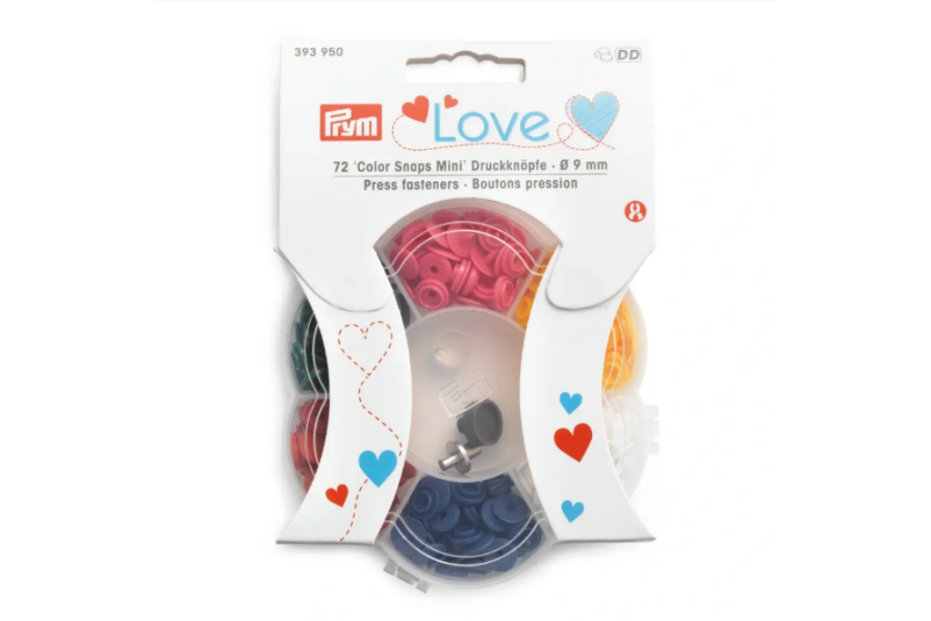 Druckknöpfe 'Color Snaps Mini', 9 mm, 6 Farben, Prym, Nähzubehör bei Annettasien