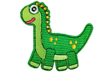 Applikation "Dinosaurier", grün