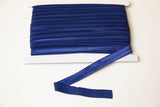 Elastisches Einfassband, Falzgummi, 15 mm, dunkelblau, 1 Meter