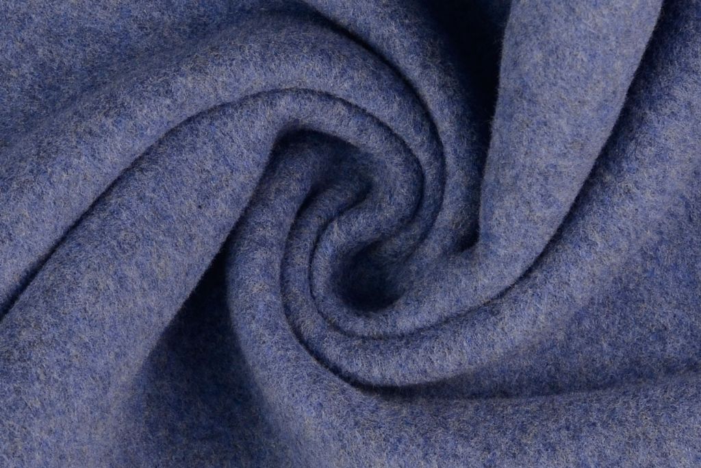 Organic Baumwoll Fleece, jeansblau, 0,5 m