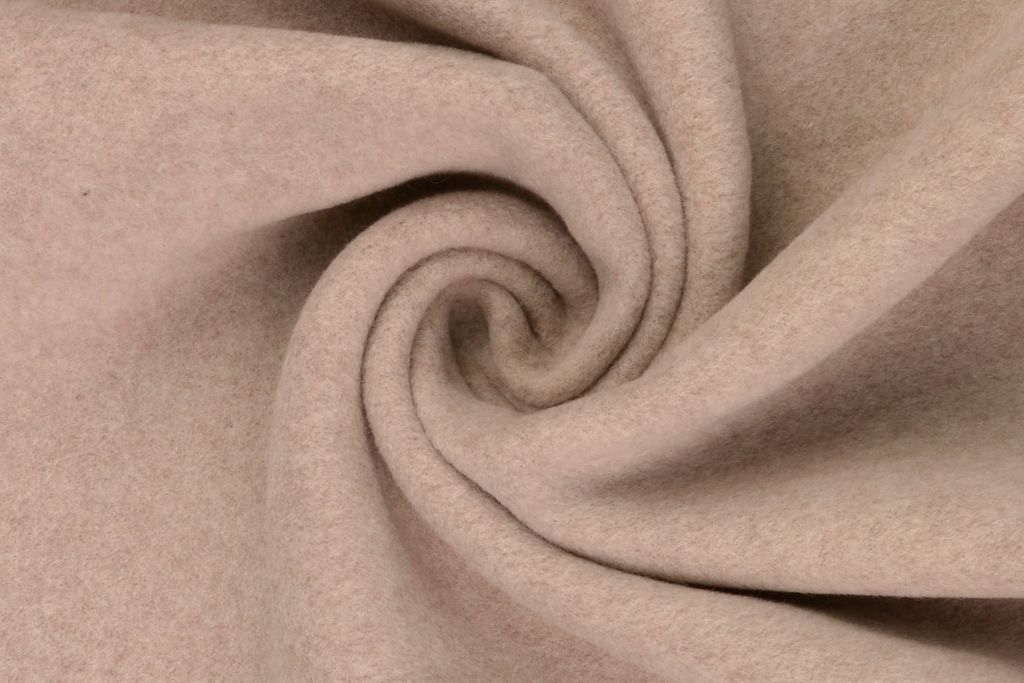 Organic Baumwoll Fleece, sand, 0,5 m