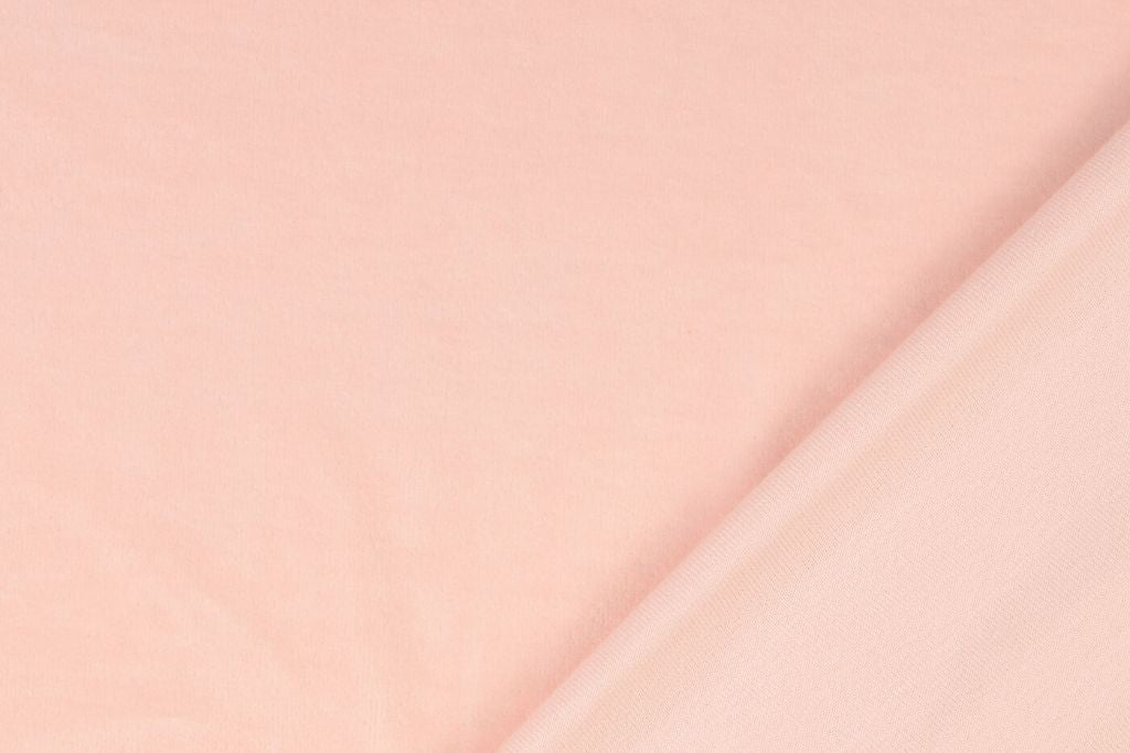 Baumwoll Nicki, uni, rosa, 0,5 m