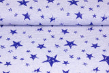 Jersey mit Sternen, blau, 0,5 m