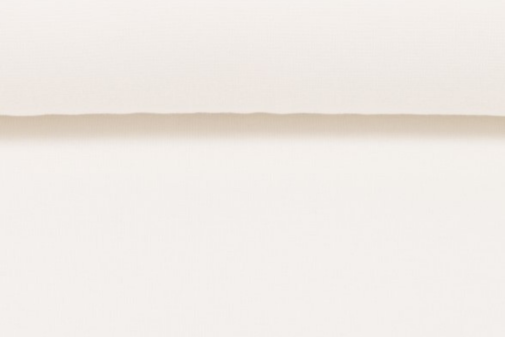 Bündchen "Heike", Strickschlauch, weiß, 0,5 m